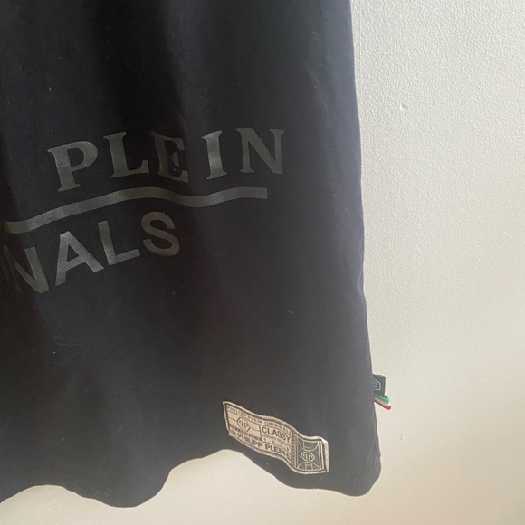 Unisex philipp plein flying bat rhinestone tshirt - Picture 14 of 15